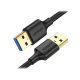 Cable USB-A 3.0 a  USB-A 3.0 / 1 Metro / Macho a Macho / Conector Niquelado / Núcleo de Cobre Estañado / Blindaje Múltiple / Velocidad 5Gbps / No Requiere Controlador / Compatible con USB2.0 Y USB 1.1