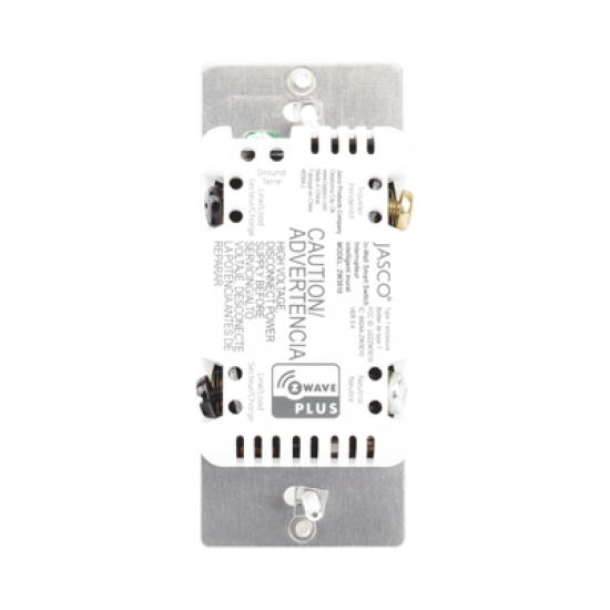 (ZWAVE) Dimmer, señal inalámbrica Z-WAVE, compatible con HUB HC7, C8, panel de alarma L5210, L7000, Total Connect. y Alarm.Com