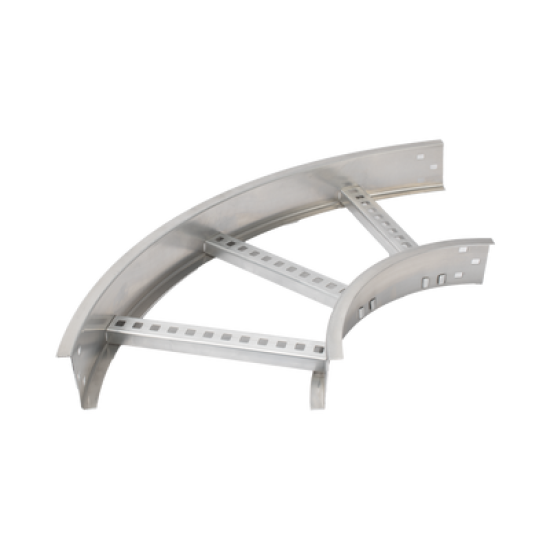 Curva Horizontal de Aluminio de 90° Perfil Z / Peralte 3 1/4