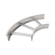 Curva Horizontal de Aluminio de 90° Perfil Z / Peralte 3 1/4