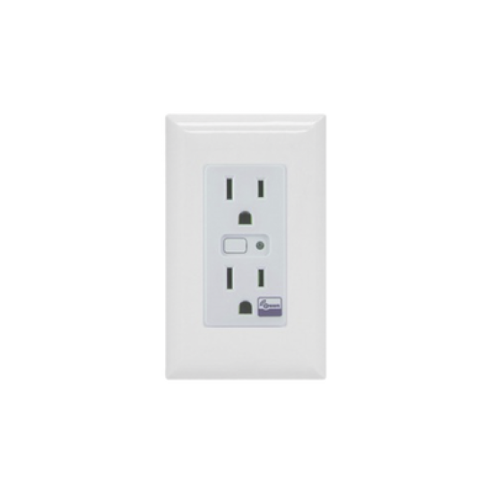 (ZWAVE) Tomacorriente con señal inalambrica Z-WAVE, compatible con HUB HC7, C8, puede ser un panel de alarma L5210, L7000 con Total Connect y Alarm.Com