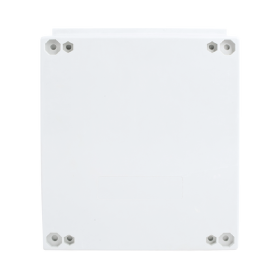 Gabinete de Poliéster IP65 Uso en Intemperie (250 x 300 x 140 mm) con Placa Trasera Interior de Plástico (Incluye Chapa y Llave).