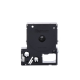 Casete de Etiquetas de Vinilo de Cinta Continua, Color Negro Sobre Blanco, Uso Interior/Exterior, 12 (0.5 in) mm de Ancho x 7 Metros de Largo