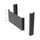 Montaje para Monitor VESA 75x75 hasta 200x200. Compatible con rack 19