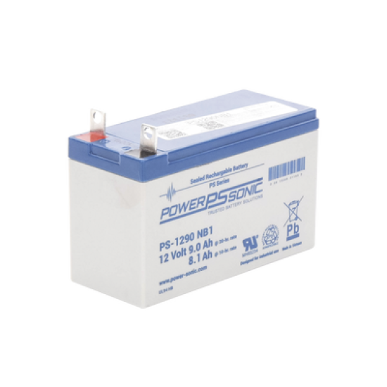 Batería 12V, 9AH, Para Respaldo, Tecnologías AGM/VRLA, 5 Años Vida Útil, Terminales NB1, Reconocida UL 