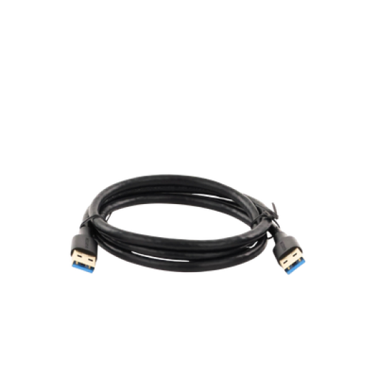 Cable USB-A 3.0 a  USB-A 3.0 / 1 Metro / Macho a Macho / Conector Niquelado / Núcleo de Cobre Estañado / Blindaje Múltiple / Velocidad 5Gbps / No Requiere Controlador / Compatible con USB2.0 Y USB 1.1