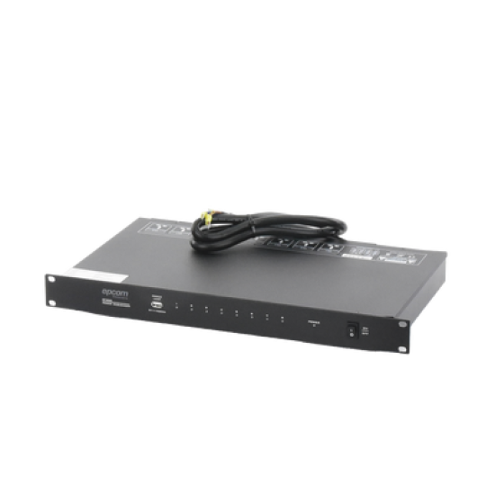 Secuenciador de Potencia | 8 Salidas | Delay de activación de 1 segundo | Recomendado para rack de amplificación, Videowall, o equipos de alta potencia.