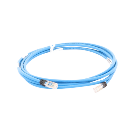 Patch Cord Cat6A, Blindado S/FTP, CM/LS0H, 10ft, Color Azul