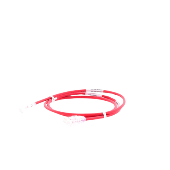 Cable de Parcheo TX6, UTP Cat6, Diámetro Reducido (28AWG), Color Rojo, 3ft 