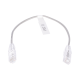 Cable de Parcheo Slim UTP Cat6 - 30 cm Gris Diámetro Reducido (28 AWG)