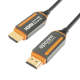 Cable HDMI de Fibra Óptica de 30m | Alta Definición | Version 2.0 | Alta velocidad 18Gbps | 4K@60Hz | HDCP 2.2 | Resistente a EMI y RFI