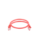 Cable de parcheo UTP Cat6 - 0.5 m - rojo