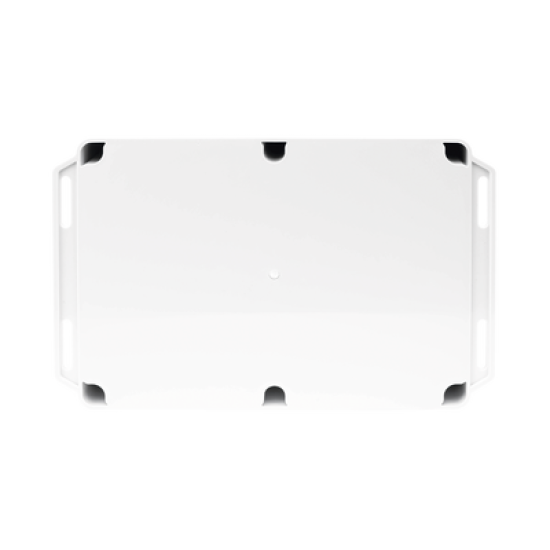 Gabinete Plástico para Exterior (IP65) de 160 x 220 x 100 mm Cierre por Tornillos Metálicos. Tiene Orejas para instalación a muro.