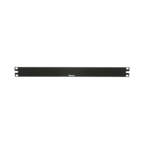Tapa Ciega Para Rack Estándar de 19in, Plano, de Acero, 1UR, Color Negro