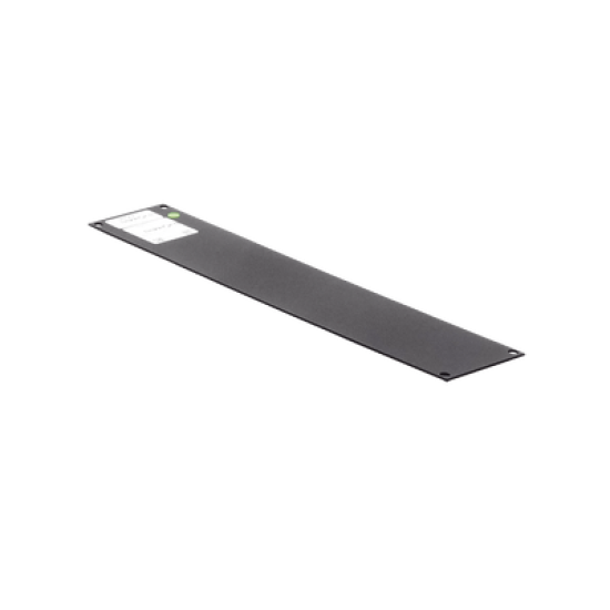 Tapa Ciega para Rack de 19in,  de 2UR, Color Negro