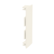 Unión recta de tapa, para uso con canaleta T70, Material PVC Rígido, Color Blanco