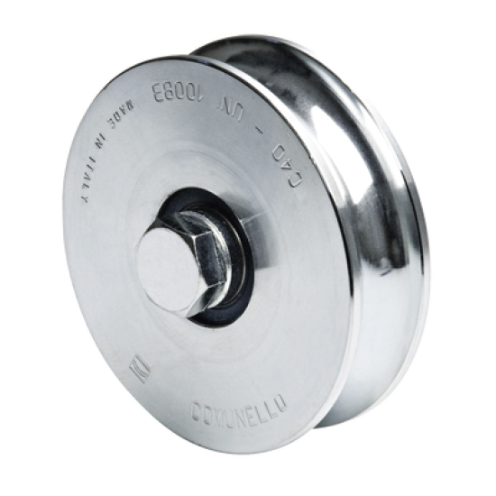 Rueda de 12 cm SIN Soporte / Soporta hasta 450 kg / Canal Tipo 