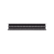 Patch Panel Z-MAX de 24 puertos, Blindado, Precargado con Jacks Categoria 6A, Plano, 1UR