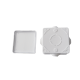  Caja de Conexiones Impermeable IP55 con 4 Entradas, 80 x 80 x 50 mm, para Instalaciones Industriales, Comerciales y Residenciales, Incluye Tornillería para su Instalación