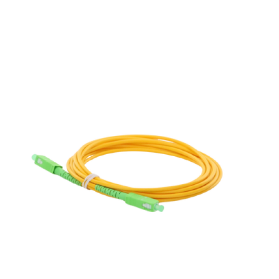 Jumper de Fibra Óptica Monomodo SC/APC-SC/APC Simplex de 2 metros 3mm