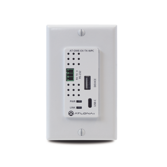 OMEGA Transmisor de placa de pared para USB-C