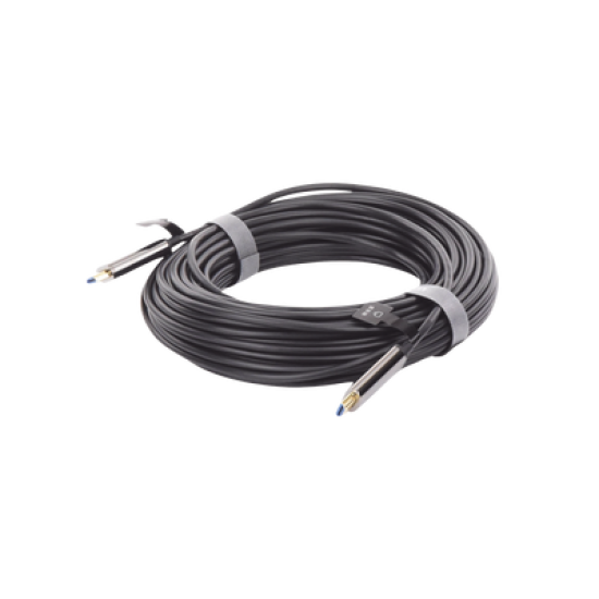 Cable HDMI de 20 Metros por Fibra Óptica 8K@60Hz / Fibra de 4 núcleos + Cobre estañado de 7 núcleos / Compatible con HDMI 2.1 / Alta velocidad 18 Gbps / 3D / HDR / Caja de Aleacion Zinc / Premium