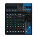 Mezcladora de Audio | 10 Canales | Perillas | 4 Entradas de Micrófono/Línea | 3 entradas Estéreo | Efectos | USB