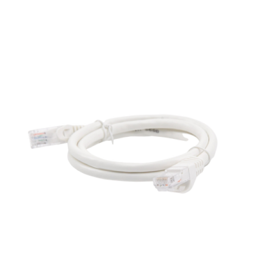 Cable de parcheo UTP Cat6 - 1 m - blanco