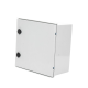 Gabinete de Poliéster IP65 Uso en Intemperie (400 x 400 x 200 mm) con Placa Trasera Interior de Plástico (Incluye Chapa y Llave).