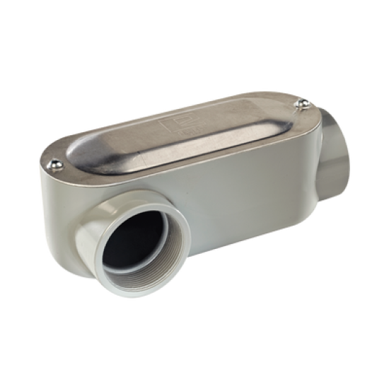 Caja Oval Roscada tipo LR de 1/2