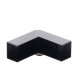 Esquinero Exterior Color Negro de PVC Auto Axtinguible, Para Canaleta TMK-1720-N-CC (5210-02003)