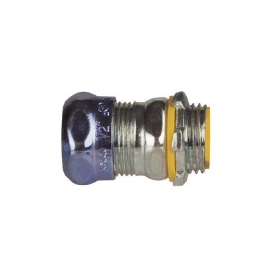 Conector de Compresión Impermeable Aislado de Acero Galvanizado para Pared Delgada de 1 1/2