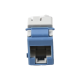 Jack UltraMAX Cat6, UTP, Tipo Keystone, Color Azul, Punch Down