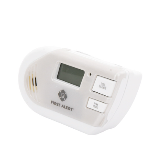 Detector Combo de Combinación de Gases Explosivos: Metano (GN), Propano (LP) y Monóxido de Carbono (CO), Con Pantalla Digital Retroiluminada, 120 Vca y Batería de Respaldo