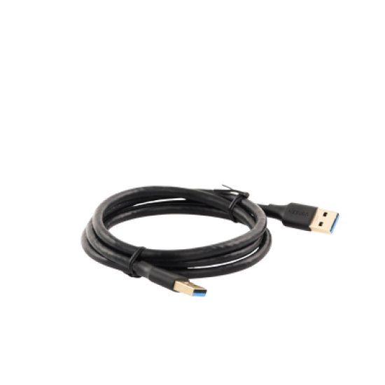 Cable USB-A 3.0 a  USB-A 3.0 / 1 Metro / Macho a Macho / Conector Niquelado / Núcleo de Cobre Estañado / Blindaje Múltiple / Velocidad 5Gbps / No Requiere Controlador / Compatible con USB2.0 Y USB 1.1