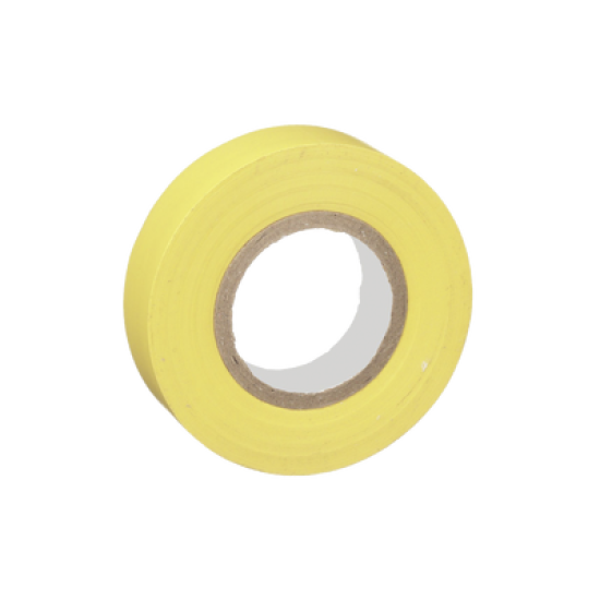 Cinta Eléctrica STRONGHOLD para Aislar, de PVC, Uso General Reparación y Mantenimiento, Grosor de 0.18mm (7 mil), Ancho de 19mm, y 20.12m de Largo, Color Amarillo