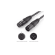Cable para Micrófono XLR Tipo Canon Macho a Hembra | 5 Metros Plug & Play | Anti interferencias | Triple Blindaje | Alta Calidad | Color Negro