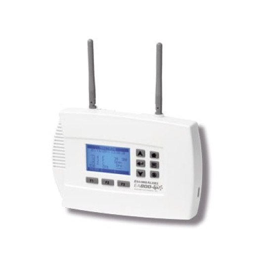Monitor IP de temperatura de 8 zonas para condiciones críticas y extremas, soporta 4 cableadas y 4 inalámbricas. Monitor IP de temperatura de 8 zonas para condiciones críticas y extremas, soporta 4 cableadas y 4 inalámbricas.