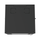 Gabinete Profesional para Telecomunicaciones de 12UR, 638 mm Profundidad.