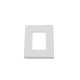 Placa de pared 1 espacio, para atenuador (dimmer), apagador ó control remoto inalámbrico LUTRON.