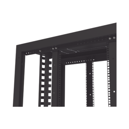 Gabinete Profesional para Telecomunicaciones de 24UR, 600 mm de Ancho x 1000 mm de Profundidad, Se envía el Gabinete Armado.