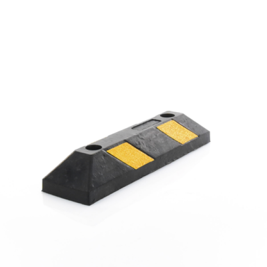 Tope Vehicular P / Estacionamiento / 55cm / Color Negro-Amarillo.