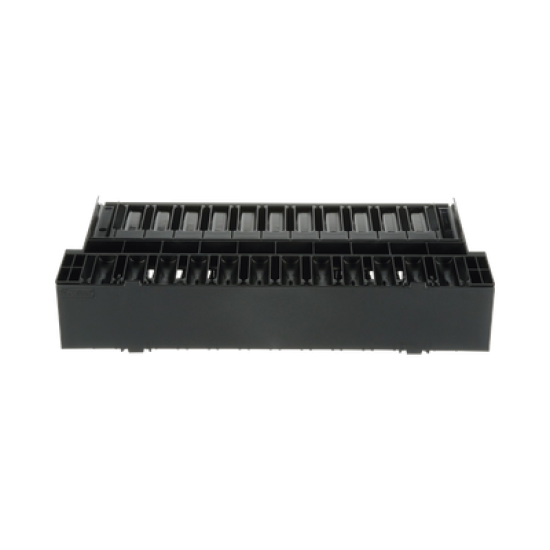 Organizador de Cables Horizontal NetManager, Doble (Frontal y Posterior), Para Rack de 19in, 2UR