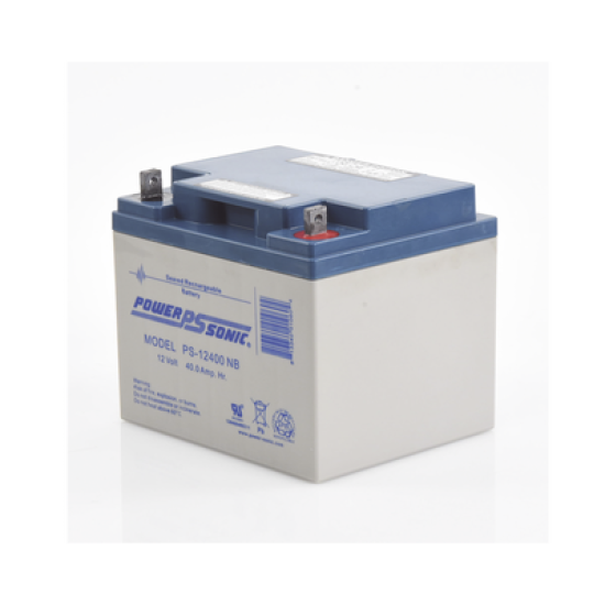 Batería 12V, 40AH, Para Respaldo, Tecnologías AGM/VRLA, 5 Años Vida Útil, Terminales NB, Reconocida UL  