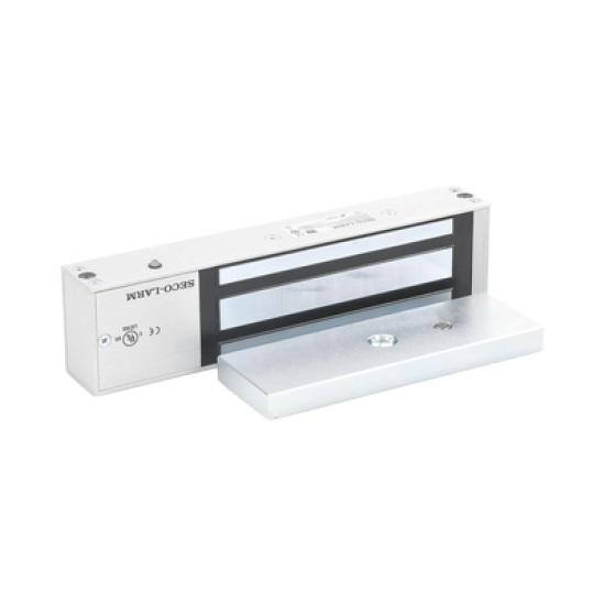 Cerradura Electromagnética de 1200-lb - Sensor de Retención, LED, Listada en UL