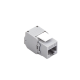 Módulo Jack Keystone Cat6 (toolless), con terminación en ángulo 180 º Color Gris, Compatible con Faceplate y Patchpanel Linkedpro