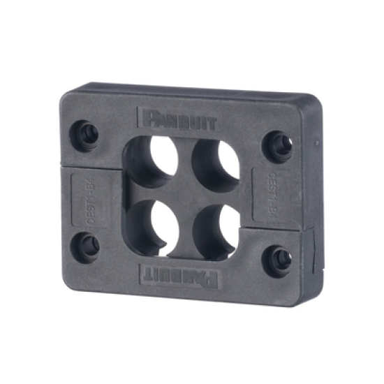 Pasacables de 4 Orificios de Marco Rectangular de 1.81