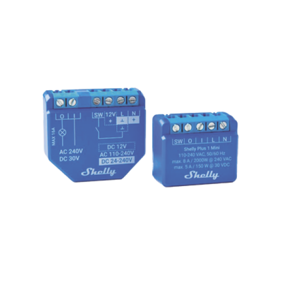 Mini Interruptor inteligente con Wi-Fi, contacto seco, 1 canal 8A, compatible con asistentes de voz Alexa y GoogleHome