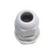 Conector Plástico Blanco Tipo Glándula para Rosca NPT 1/2
