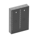 Gabinete de Medios de 19 Pulgadas de alto, para Empotrar en Pared (360 x 478 x 95 mm).